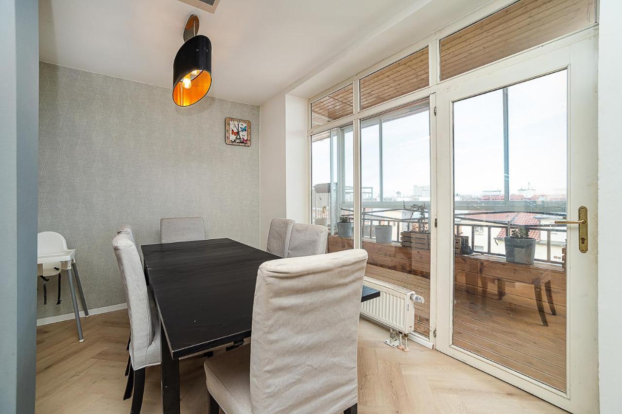 Big 4-Bedroom Flat, Terrace With Great Vitkov View Prag Exterior foto