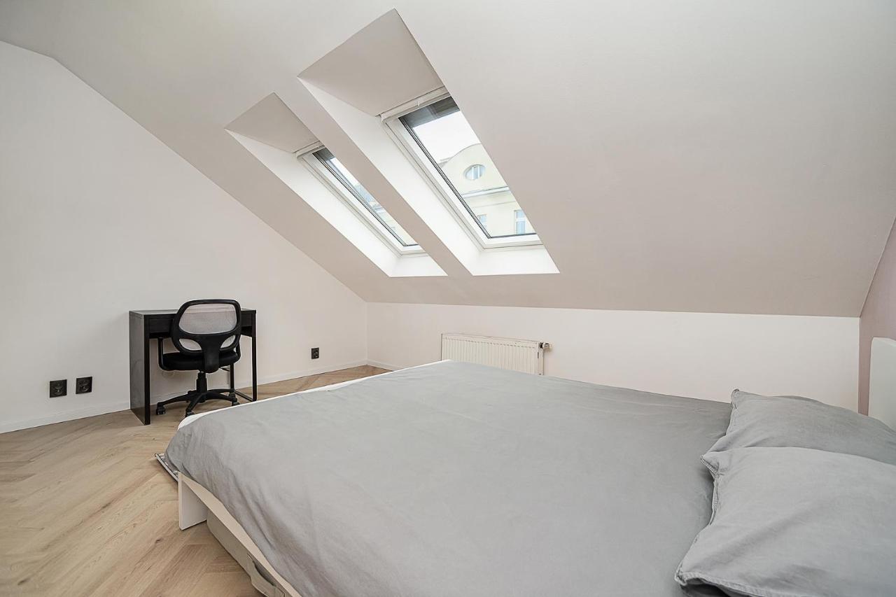 Big 4-Bedroom Flat, Terrace With Great Vitkov View Prag Exterior foto